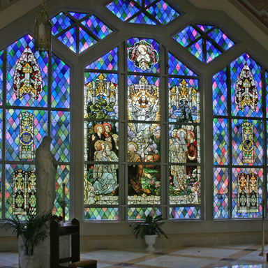 Stained Glass by Beyer Studio for St Mary Magdalen Church